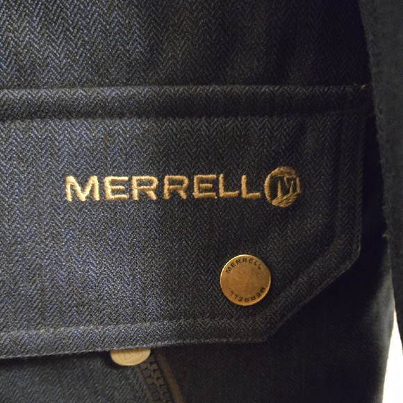 Merrell Men's Dark Blue Hooded Winter Jacket - Large - Picture 8 of 15
